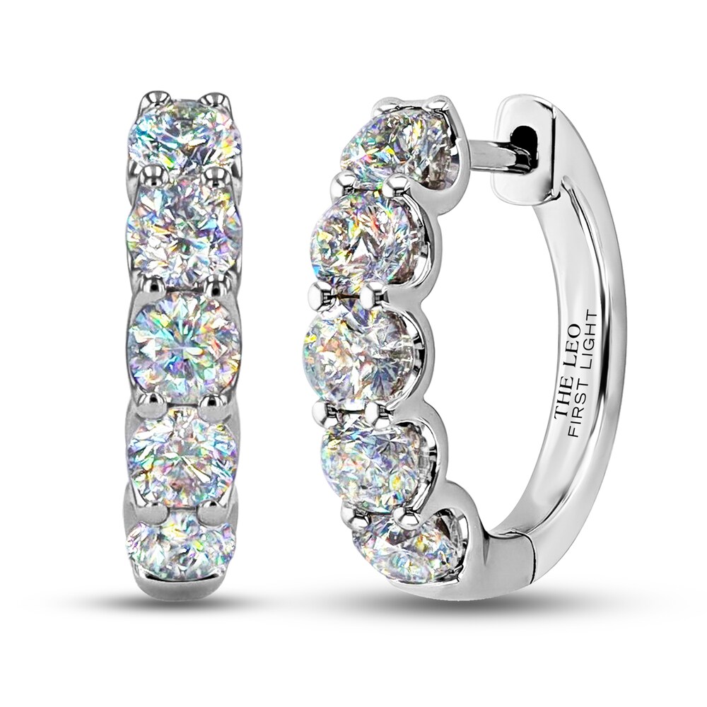 THE LEO First Light Diamond Earrings 2 ct tw Round 14K White Gold pFAYd9k8 THE LEO First Light Diamond Earrings 2 ct tw Round 14K White Gold pFAYd9k8