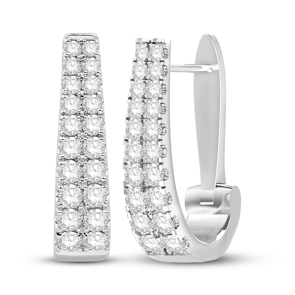 Diamond Earrings 1 ct tw Round 14K White Gold pQVBhQnS Diamond Earrings 1 ct tw Round 14K White Gold pQVBhQnS