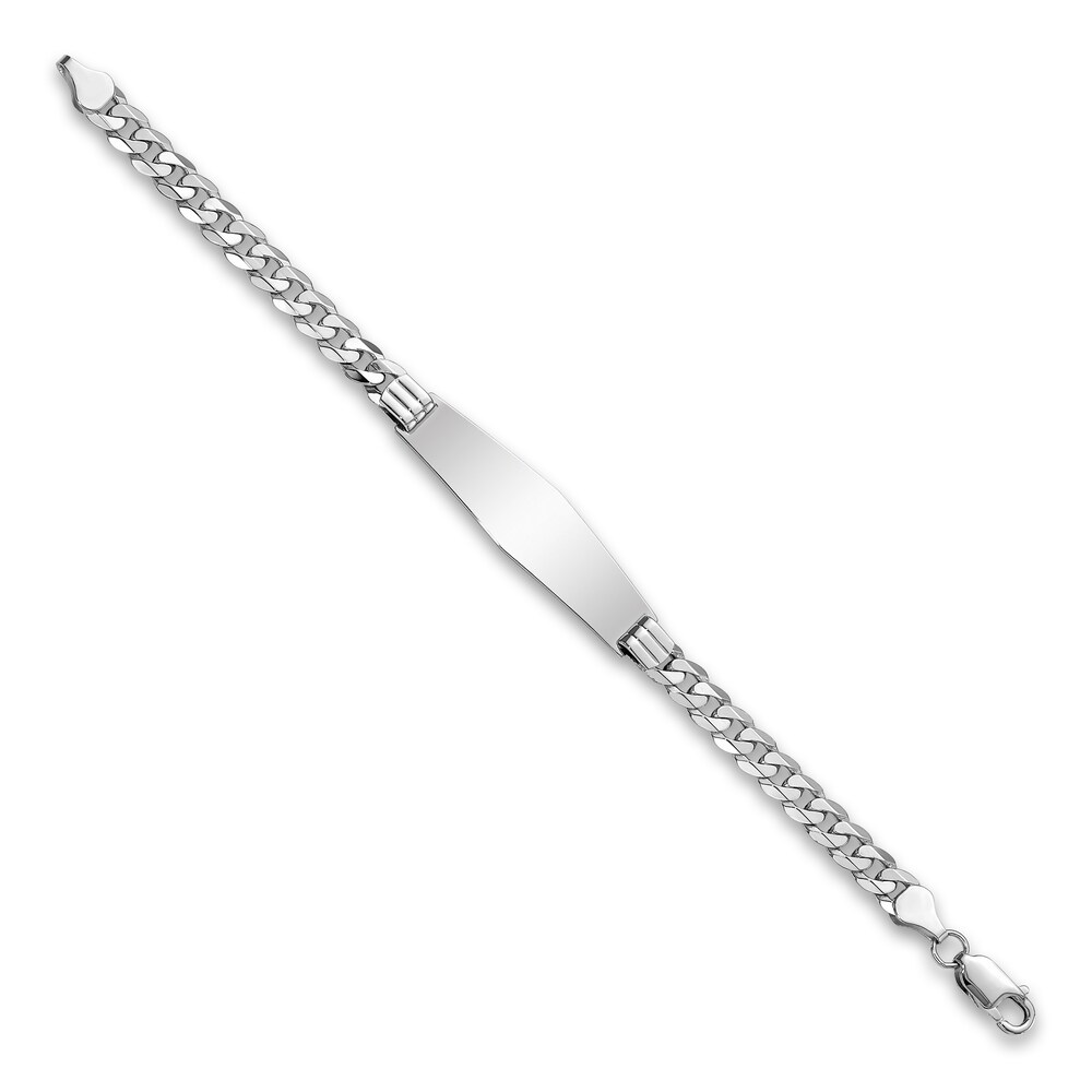 Men\'s Link ID Bracelet 14K White Gold 10.0mm 8\" pVNqSwA7 Men\'s Link ID Bracelet 14K White Gold 10.0mm 8\" pVNqSwA7
