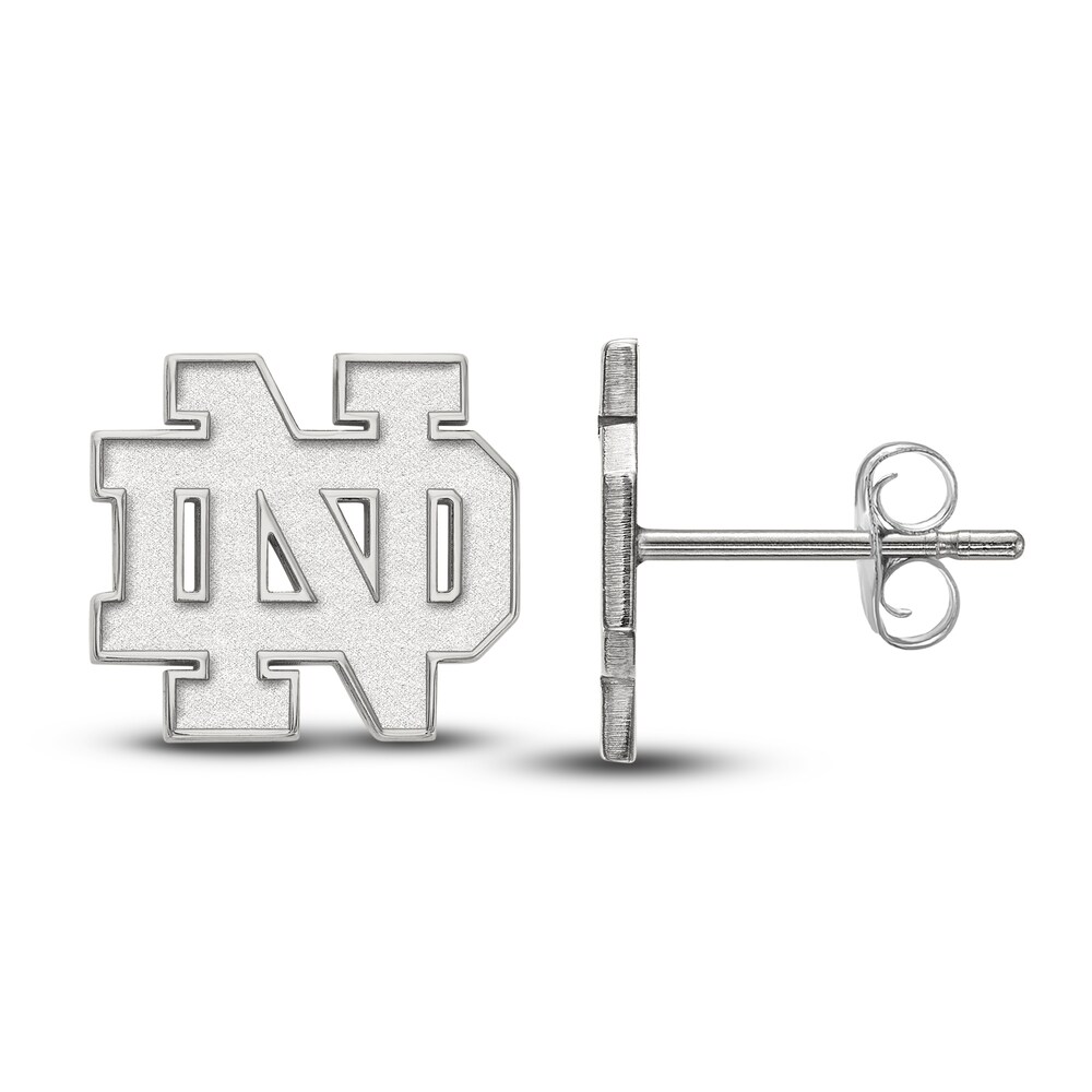 Notre Dame University Stud Earrings Sterling Silver pbh6ZBK1 Notre Dame University Stud Earrings Sterling Silver pbh6ZBK1