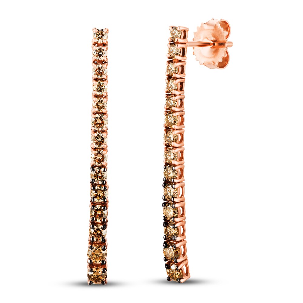 Le Vian Chocolate Ombre Earrings 1-1/3 ct tw Diamonds 14K Gold pmHXjfZl Le Vian Chocolate Ombre Earrings 1-1/3 ct tw Diamonds 14K Gold pmHXjfZl