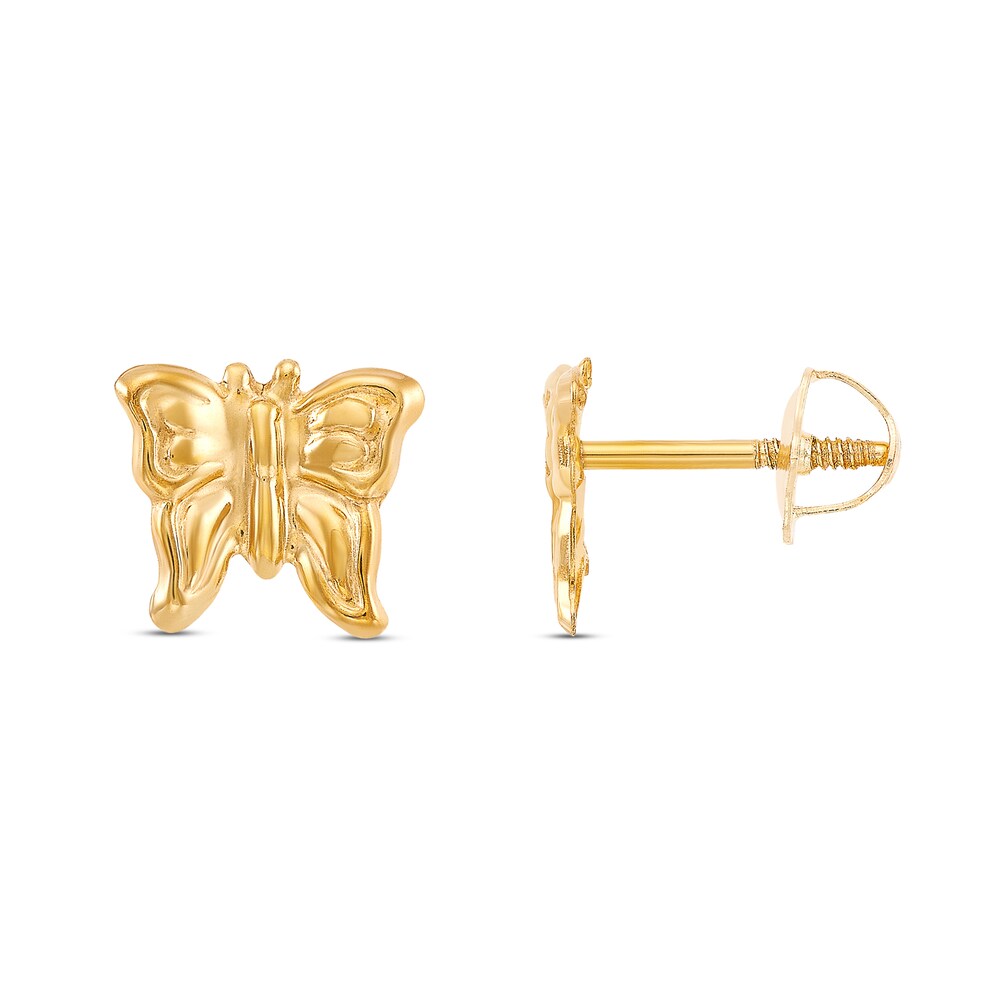 Children's Butterfly Stud Earrings 14K Yellow Gold pqIPHKrN Children's Butterfly Stud Earrings 14K Yellow Gold pqIPHKrN