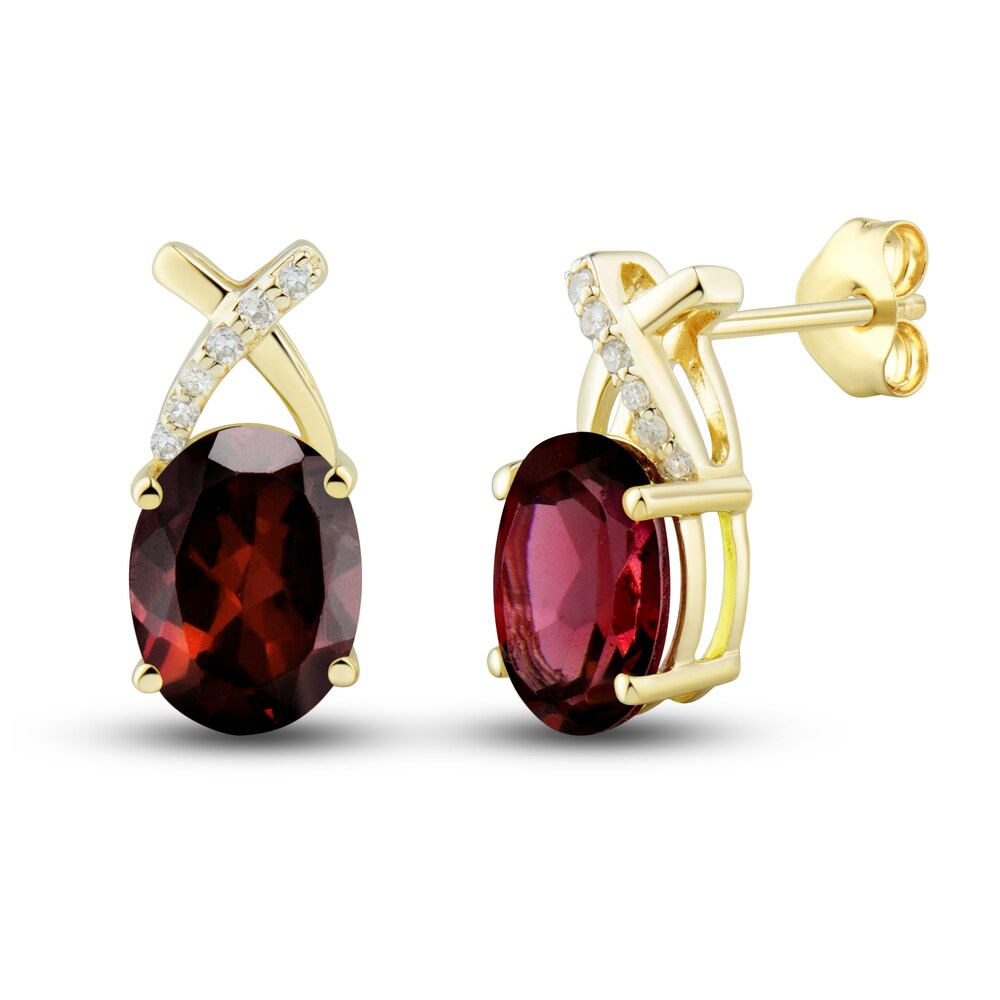 Natural Garnet Ring, Earring & Necklace Set 1/5 ct tw Diamonds 10K Yellow Gold pr7oiGQk Natural Garnet Ring, Earring & Necklace Set 1/5 ct tw Diamonds 10K Yellow Gold pr7oiGQk