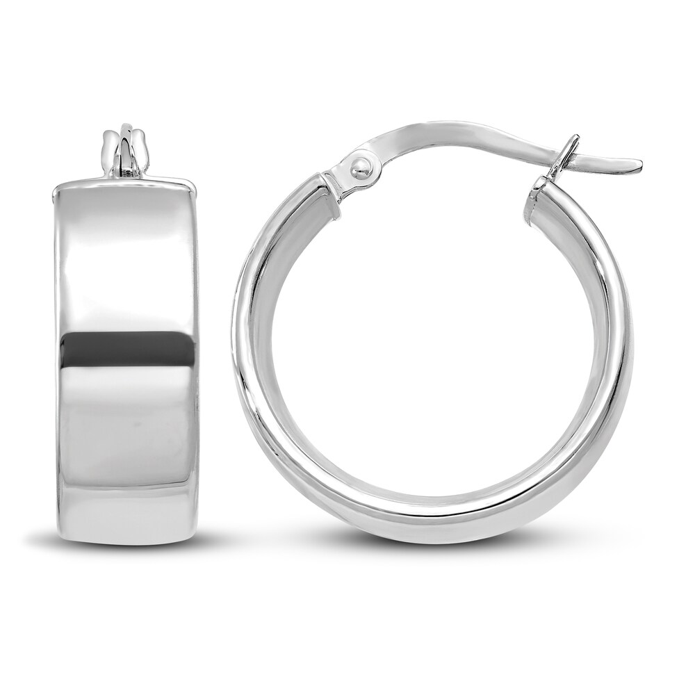 Lightweight Tube Hoop Earrings 14K White Gold qGbTOpxk Lightweight Tube Hoop Earrings 14K White Gold qGbTOpxk