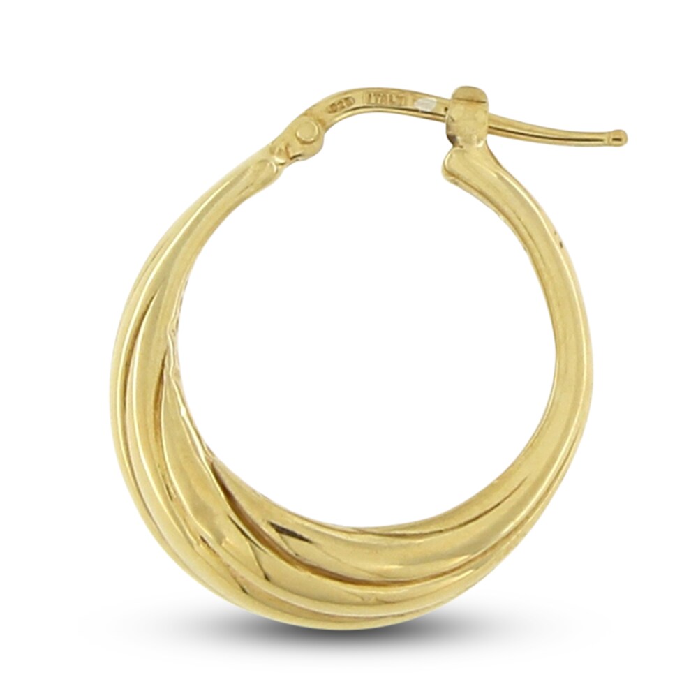 Hollow Tube Hoop Earrings 10K Yellow Gold 40mm qKtFWtHY Hollow Tube Hoop Earrings 10K Yellow Gold 40mm qKtFWtHY