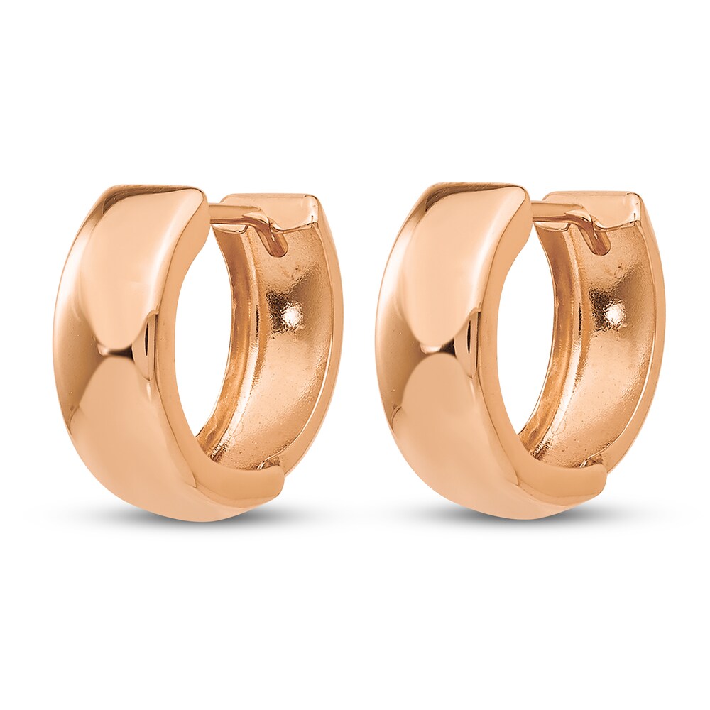 Hinged Huggie Hoop Earrings 14K Rose Gold r8HIcRkf Hinged Huggie Hoop Earrings 14K Rose Gold r8HIcRkf
