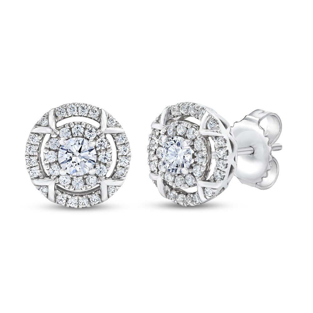 Vera Wang WISH Diamond Earrings 1/2 ct tw 10K White Gold rLVKf7sd Vera Wang WISH Diamond Earrings 1/2 ct tw 10K White Gold rLVKf7sd
