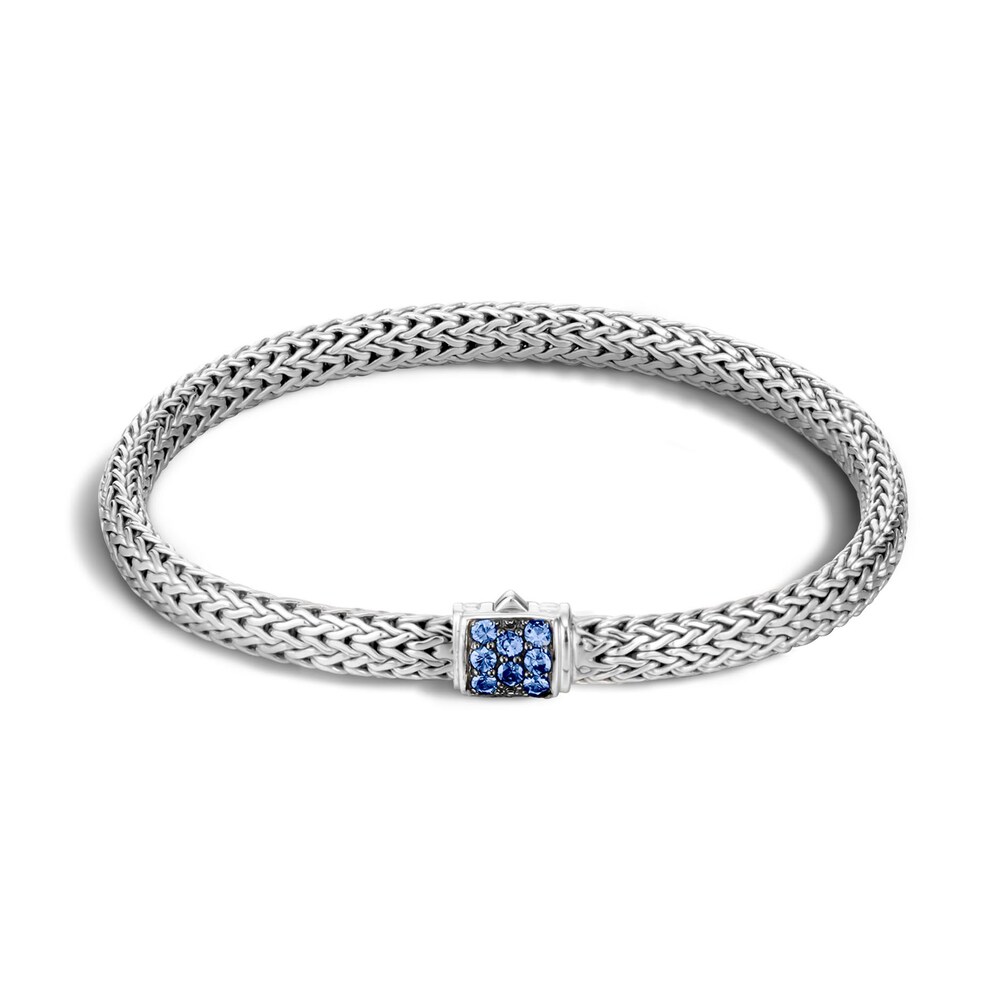 John Hardy Classic Chain 5MM Bracelet in Silver with Gemstone, Large rgHFKdVl John Hardy Classic Chain 5MM Bracelet in Silver with Gemstone, Large rgHFKdVl