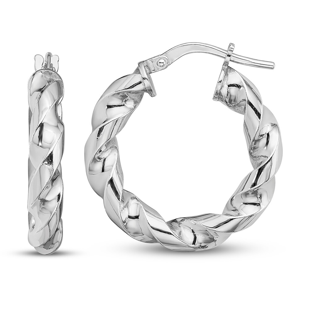 Twisted Hoop Earrings Sterling Silver s2NkZmgJ Twisted Hoop Earrings Sterling Silver s2NkZmgJ