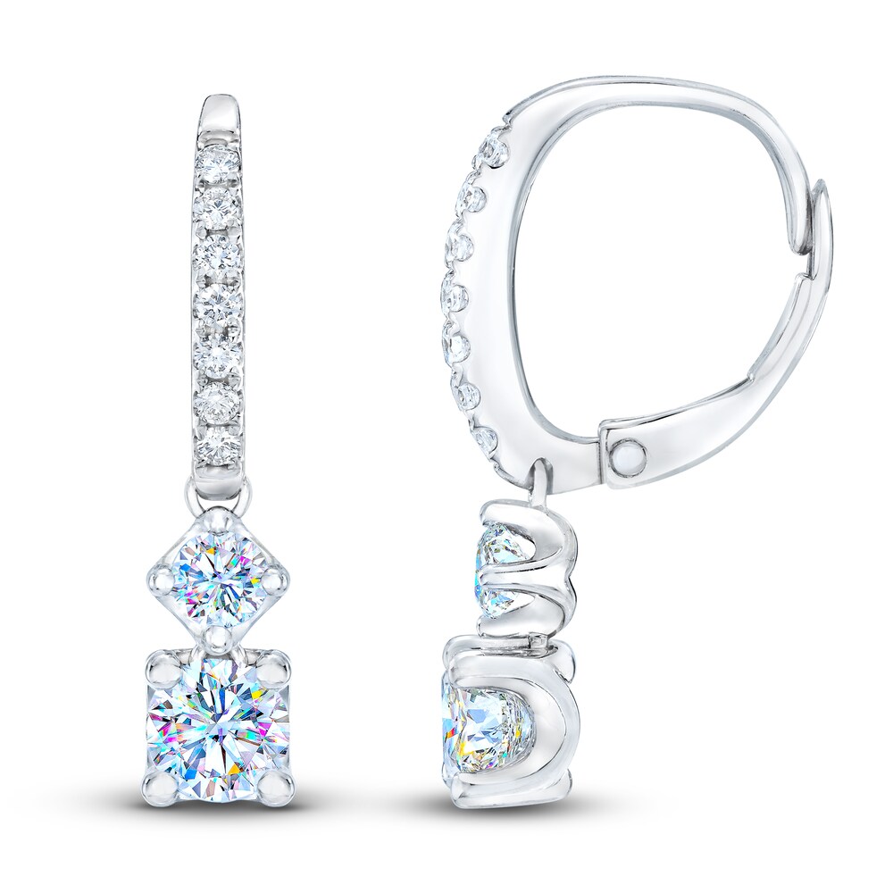 THE LEO First Light Diamond Earrings 3/4 ct tw Round 14K White Gold sHGzxW86 THE LEO First Light Diamond Earrings 3/4 ct tw Round 14K White Gold sHGzxW86