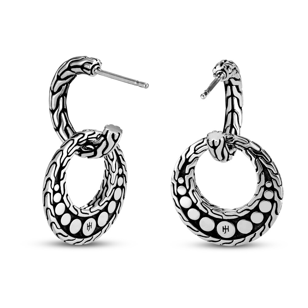 John Hardy Dot Hoop Earrings Sterling Silver/18K Yellow Gold sfWk93ID John Hardy Dot Hoop Earrings Sterling Silver/18K Yellow Gold sfWk93ID