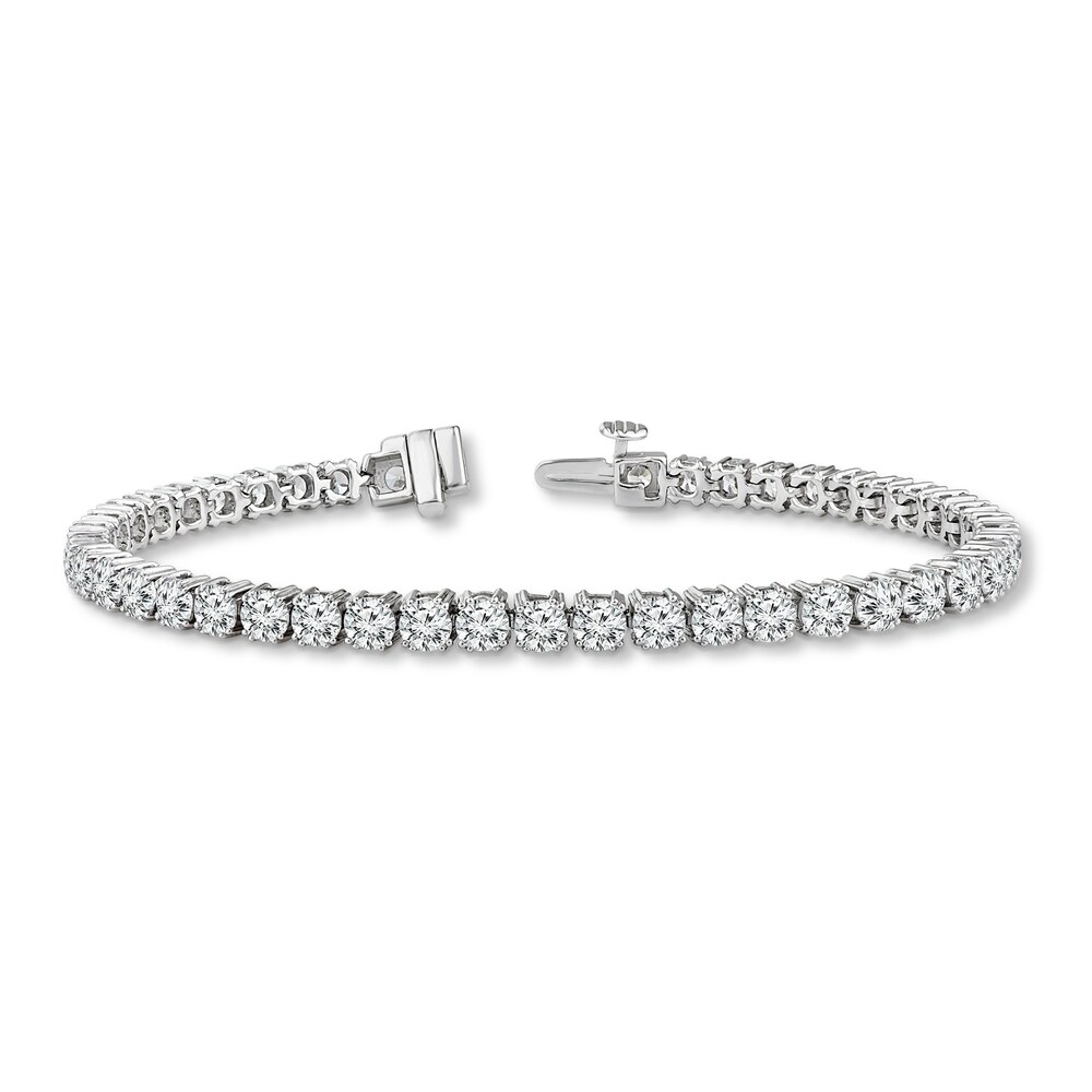 Diamond Tennis Bracelet 10 ct tw Round 14K White Gold tCEqRefc Diamond Tennis Bracelet 10 ct tw Round 14K White Gold tCEqRefc