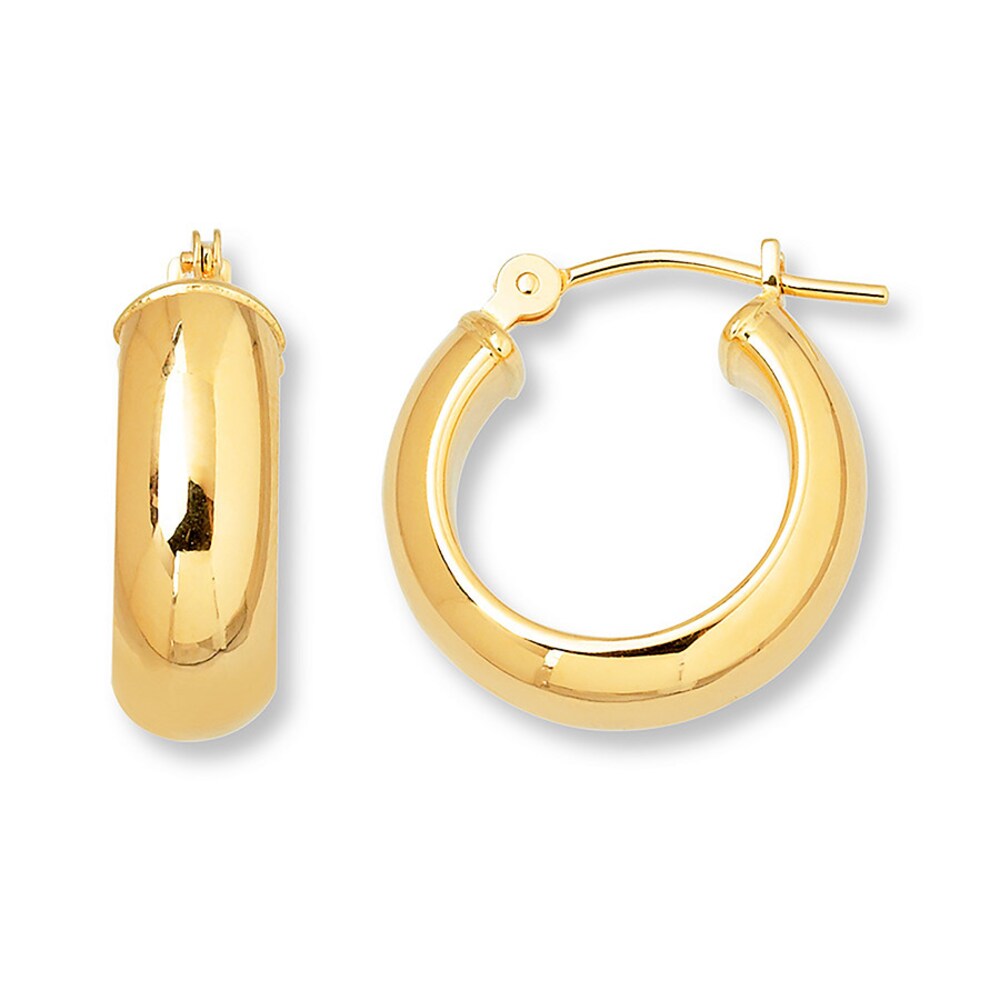 Hoop Earrings 14K Yellow Gold 15mm tUoIYY9C Hoop Earrings 14K Yellow Gold 15mm tUoIYY9C
