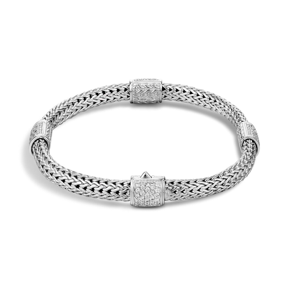 John Hardy Classic Chain 5MM Bracelet in Silver with Diamonds, Small vOOtkogv John Hardy Classic Chain 5MM Bracelet in Silver with Diamonds, Small vOOtkogv