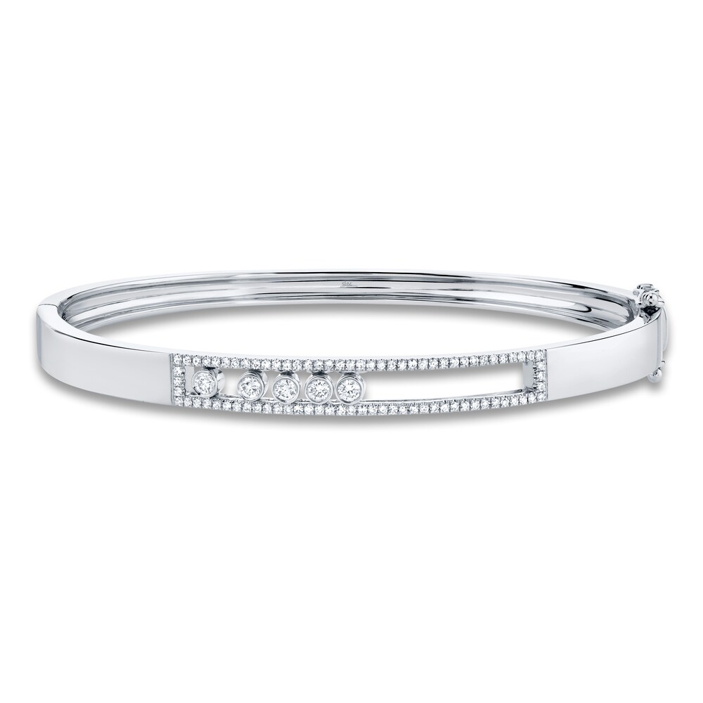 Shy Creation Diamond Bangle Bracelet 3/8 ct tw Round 14K White Gold SC55005389ZS vXfzEBng Shy Creation Diamond Bangle Bracelet 3/8 ct tw Round 14K White Gold SC55005389ZS vXfzEBng