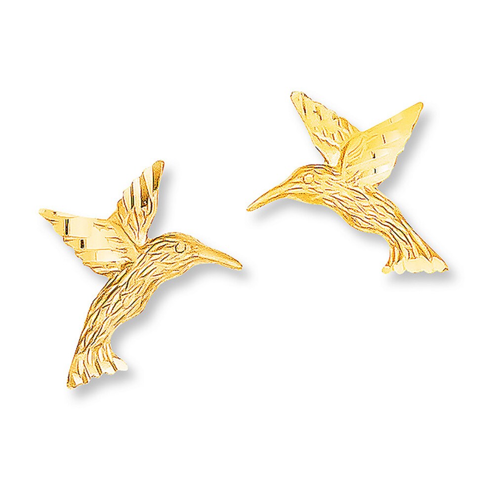 Hummingbird Earrings 14K Yellow Gold vYZ1Bmz3 Hummingbird Earrings 14K Yellow Gold vYZ1Bmz3
