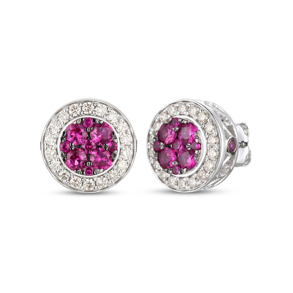 Le Vian Natural Ruby Stud Earrings 1/2 ct tw Diamonds 14K Vanilla Gold vqeMRvJ0 Le Vian Natural Ruby Stud Earrings 1/2 ct tw Diamonds 14K Vanilla Gold vqeMRvJ0