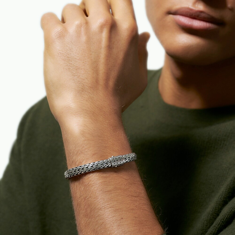 John Hardy Men\'s Classic Chain Bracelet Sterling Silver 7.83\" vsZzY4Rj