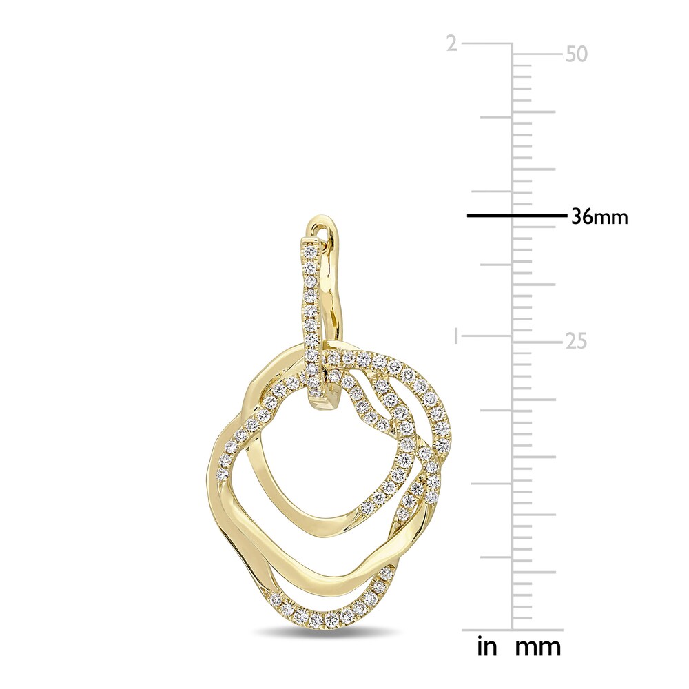 Diamond Earrings 1 ct tw Round 14K Yellow Gold vwulr8si Diamond Earrings 1 ct tw Round 14K Yellow Gold vwulr8si