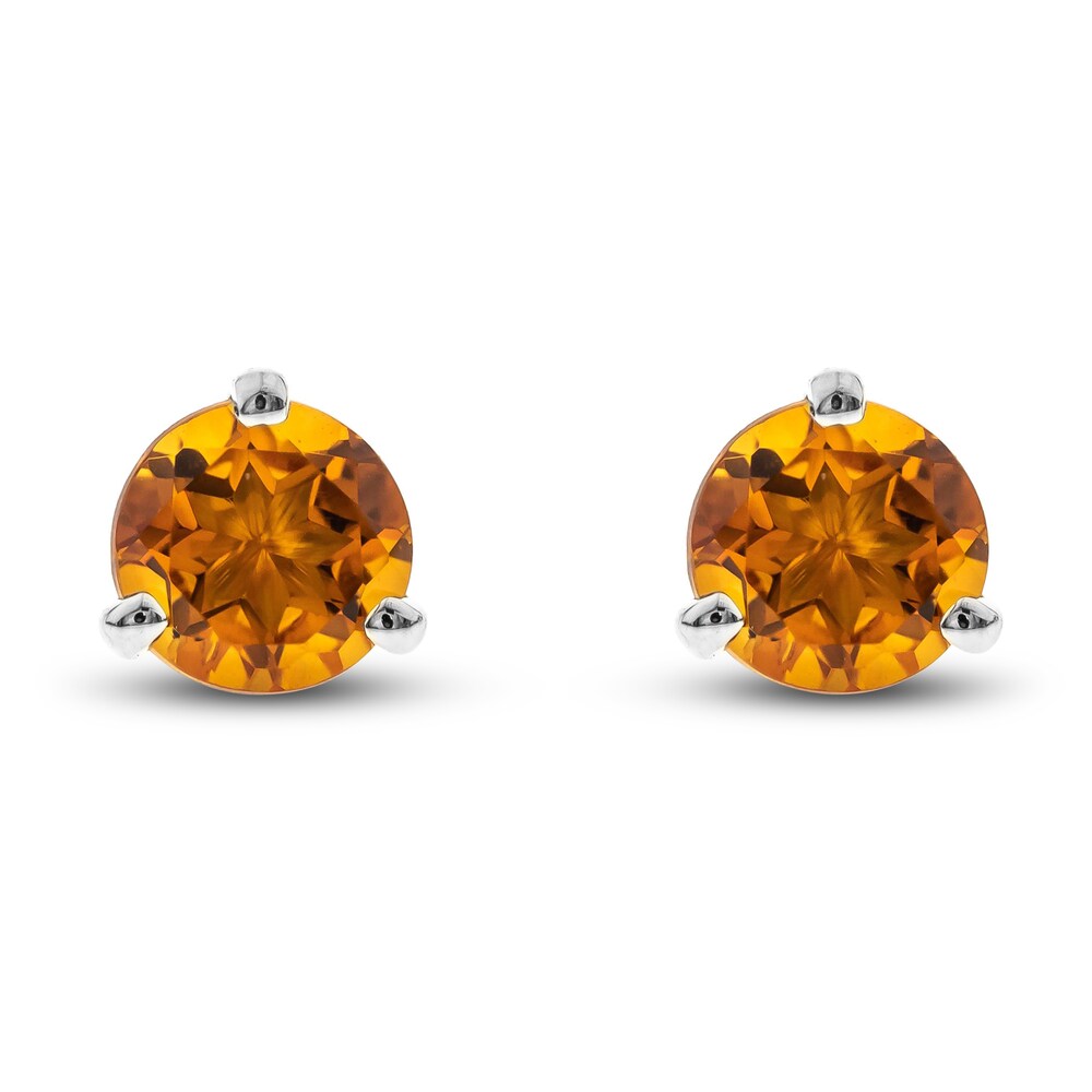 Natural Citrine Martini Stud Earrings 14K White Gold w1CkhLV9 Natural Citrine Martini Stud Earrings 14K White Gold w1CkhLV9