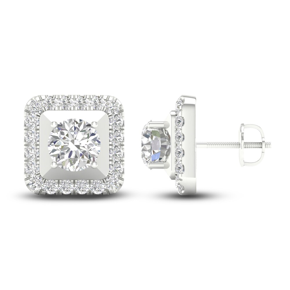 Men's Lab-Created Diamond Stud Earrings 3 ct tw Round 14K White Gold w1WN9ydH Men's Lab-Created Diamond Stud Earrings 3 ct tw Round 14K White Gold w1WN9ydH