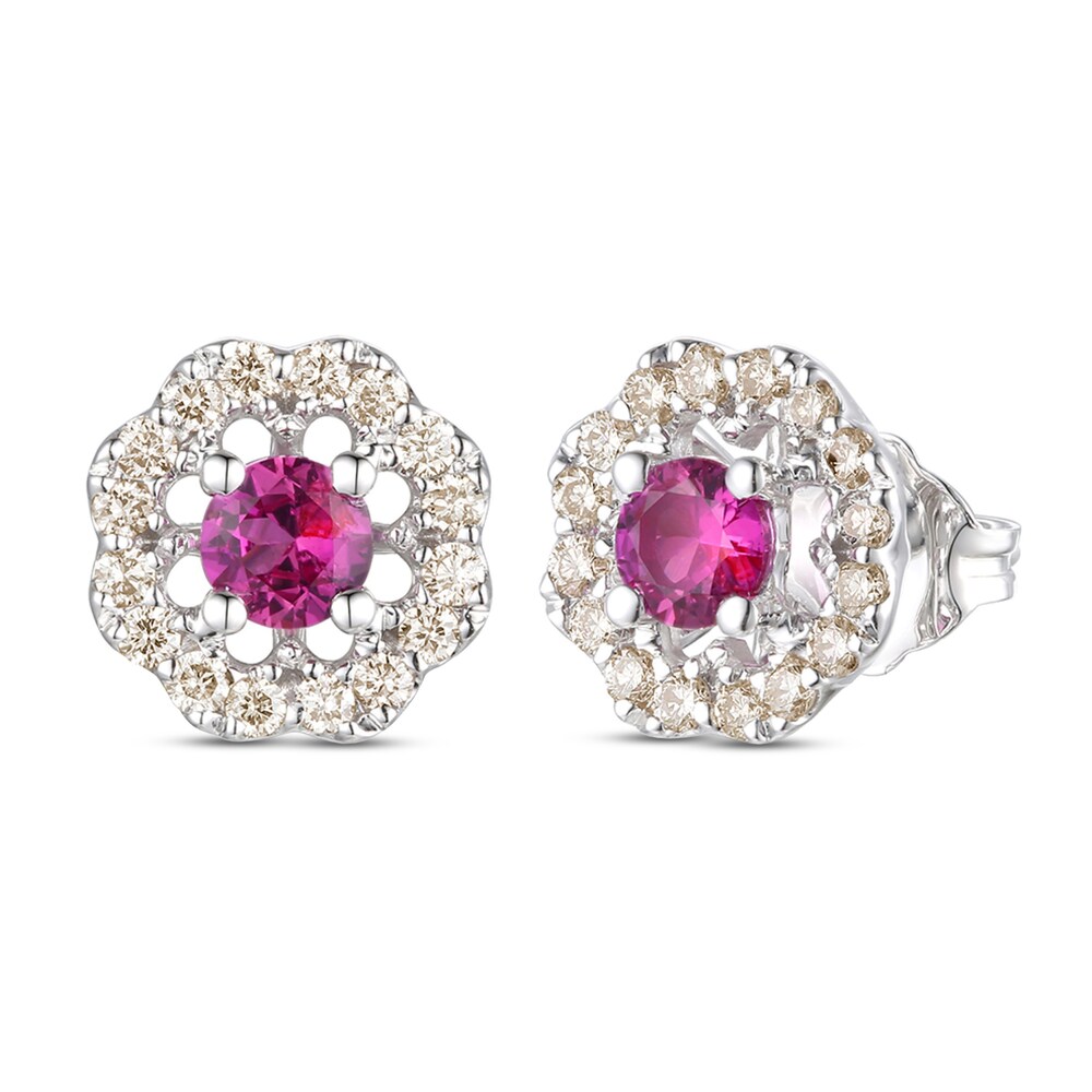 Le Vian Natural Ruby Stud Earrings 1/3 ct tw Diamonds 14K Vanilla Gold w86RyIxf Le Vian Natural Ruby Stud Earrings 1/3 ct tw Diamonds 14K Vanilla Gold w86RyIxf
