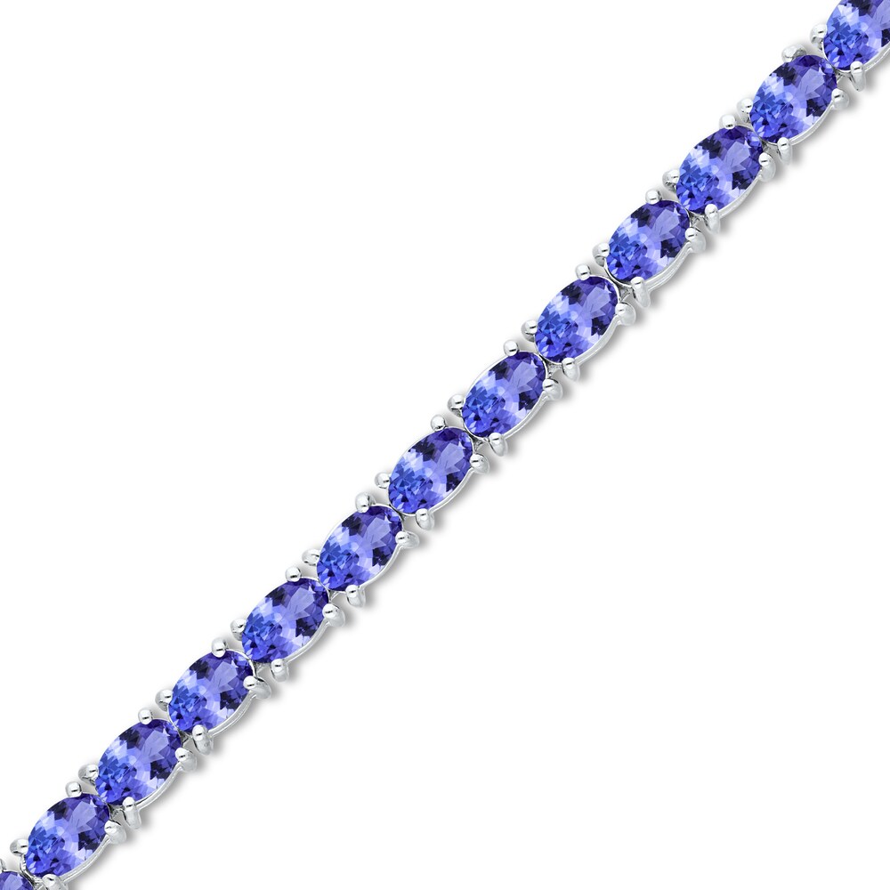 Kallati Natural Tanzanite Bracelet 14K White Gold 7\" wThXTCVj Kallati Natural Tanzanite Bracelet 14K White Gold 7\" wThXTCVj