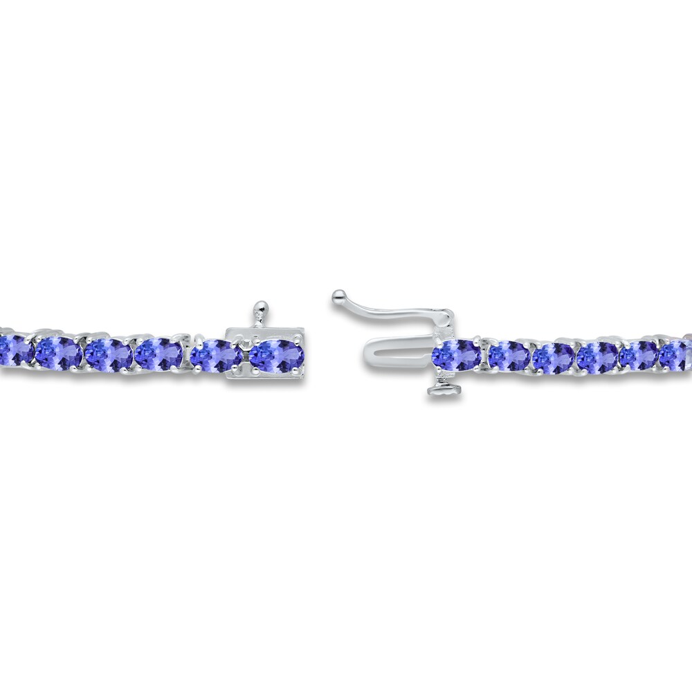 Kallati Natural Tanzanite Bracelet 14K White Gold 7\" wThXTCVj Kallati Natural Tanzanite Bracelet 14K White Gold 7\" wThXTCVj