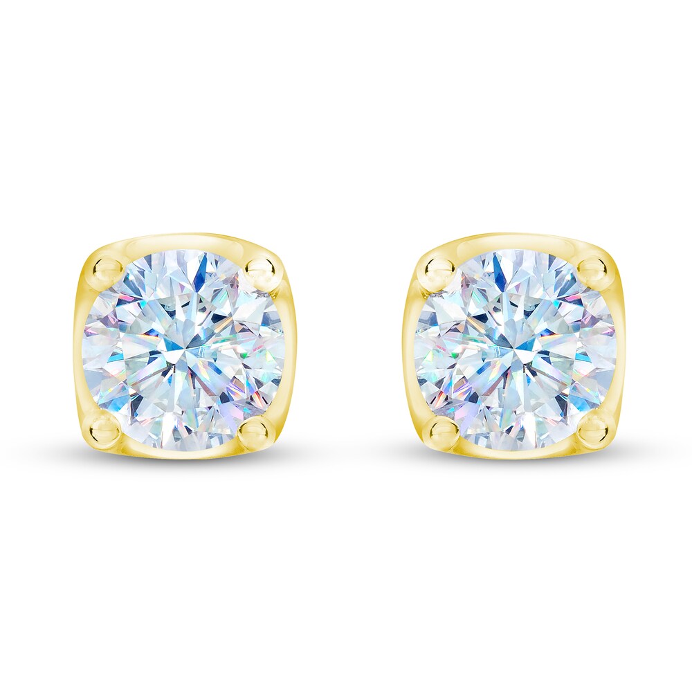 THE LEO First Light Diamond Solitaire Earrings 3/4 ct tw 14K Yellow Gold (I1/I) wryixbQ3