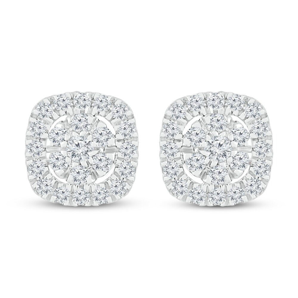 Diamond Stud Earrings 3/8 ct tw Round 10K White Gold xCa8CsJq Diamond Stud Earrings 3/8 ct tw Round 10K White Gold xCa8CsJq