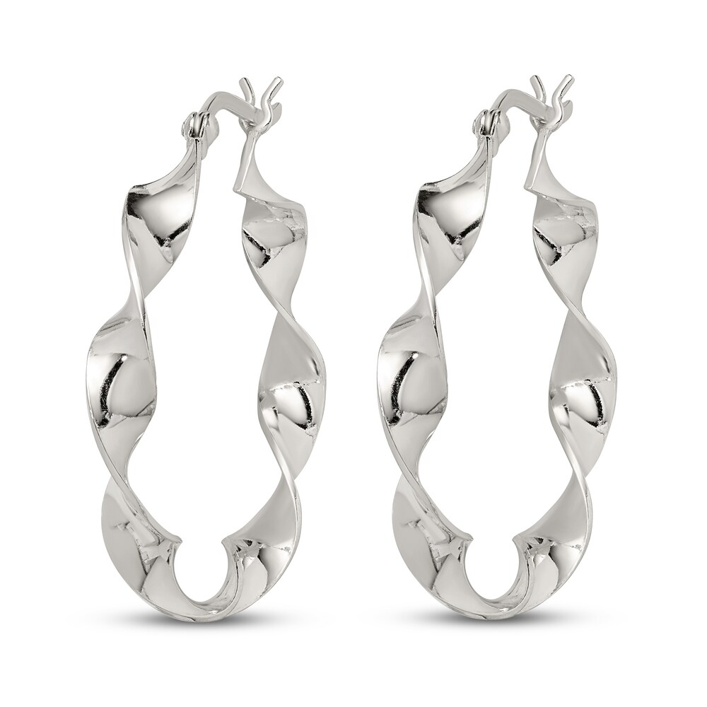 Twisted Hoop Earrings Sterling Silver xV0NcR1l Twisted Hoop Earrings Sterling Silver xV0NcR1l