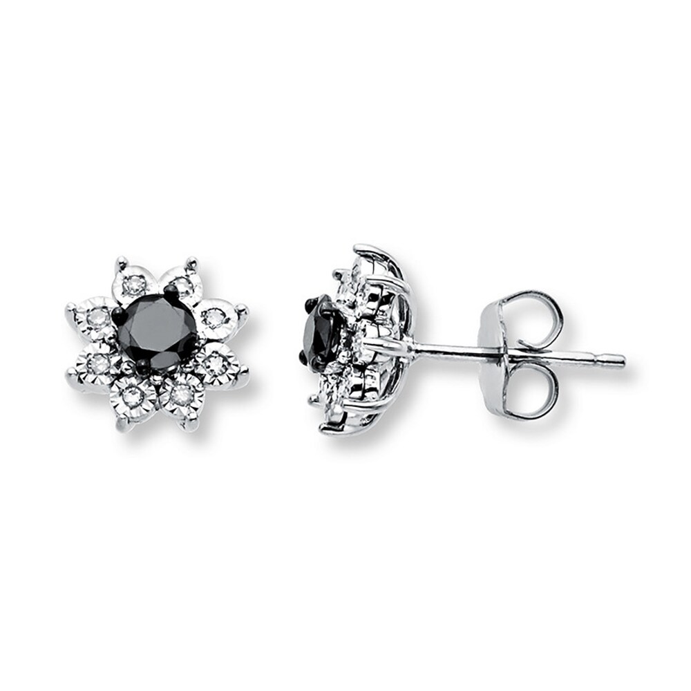 Black Diamond Earrings 1/2 ct tw Diamonds Sterling Silver xW9oSmmd Black Diamond Earrings 1/2 ct tw Diamonds Sterling Silver xW9oSmmd