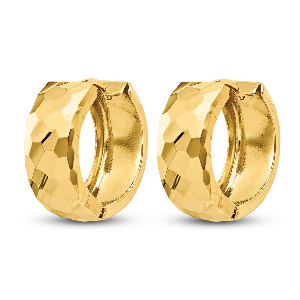 Hinged Hoop Earrings 14K Yellow Gold xmGi5YGT Hinged Hoop Earrings 14K Yellow Gold xmGi5YGT