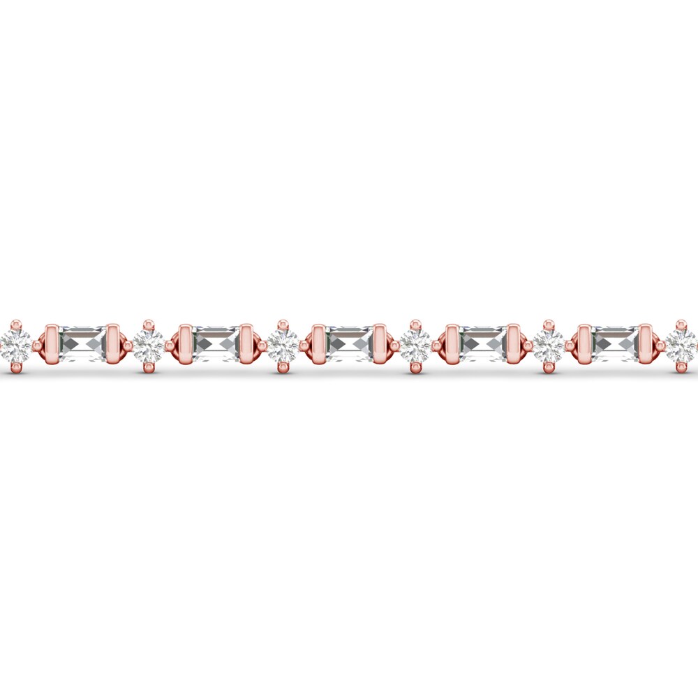 Diamond Bracelet 1/2 ct tw Round 14K Rose Gold yVSK9MV4