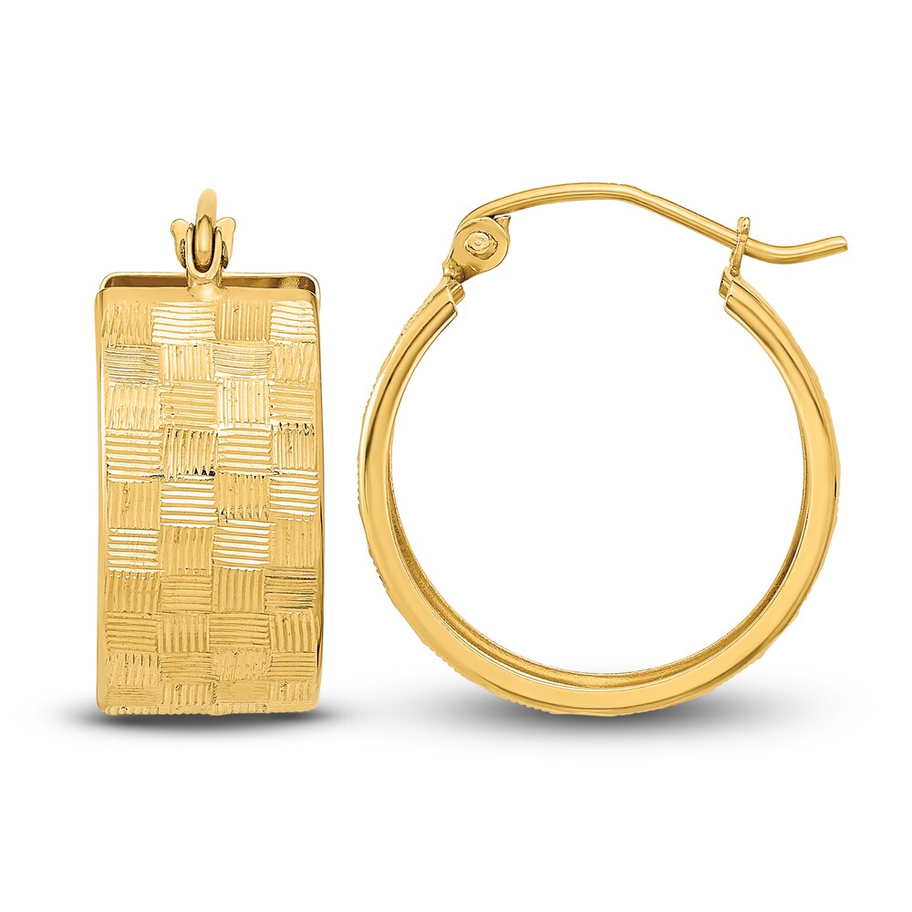 Twisted Hoop Earrings 14K Yellow Gold 19mm yrN2fzak Twisted Hoop Earrings 14K Yellow Gold 19mm yrN2fzak