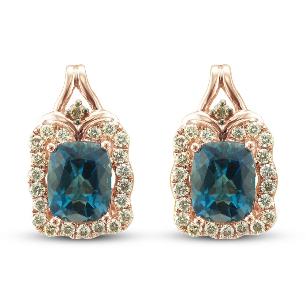 Le Vian Creme Brulee Topaz Earrings 3/4 ct tw Diamonds 14K Strawberry Gold zKm9wLst Le Vian Creme Brulee Topaz Earrings 3/4 ct tw Diamonds 14K Strawberry Gold zKm9wLst