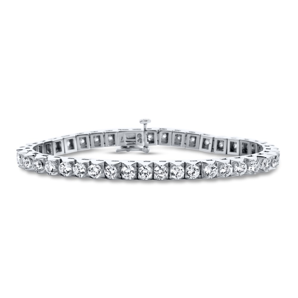 Diamond Bracelet 6 ct tw Round-cut 14K White Gold zQiqIk3y Diamond Bracelet 6 ct tw Round-cut 14K White Gold zQiqIk3y