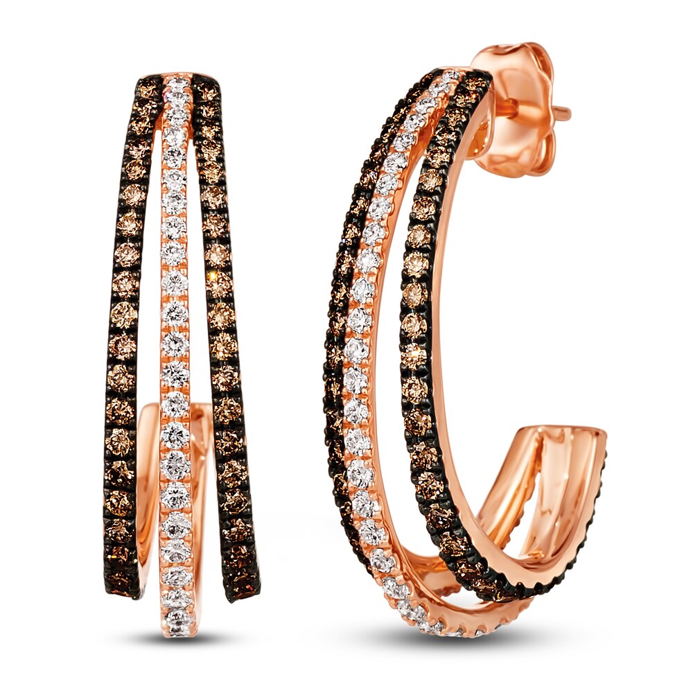 Le Vian Diamond Earrings 1-5/8 ct tw Diamonds 14K Strawberry Gold zTWwh8rg Le Vian Diamond Earrings 1-5/8 ct tw Diamonds 14K Strawberry Gold zTWwh8rg