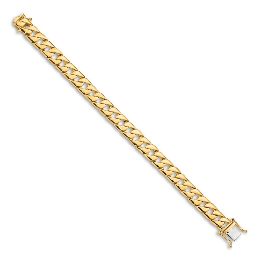 Men\'s Curb Link Bracelet 14K Yellow Gold 10.2mm 8\" ziUJVNOi Men\'s Curb Link Bracelet 14K Yellow Gold 10.2mm 8\" ziUJVNOi