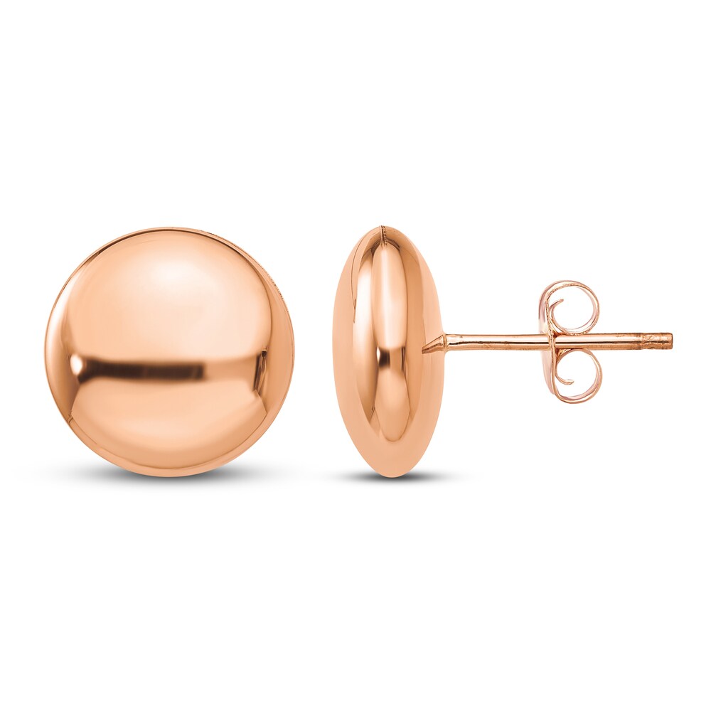 Button Stud Earrings 14K Rose Gold ztHmhUE9 Button Stud Earrings 14K Rose Gold ztHmhUE9