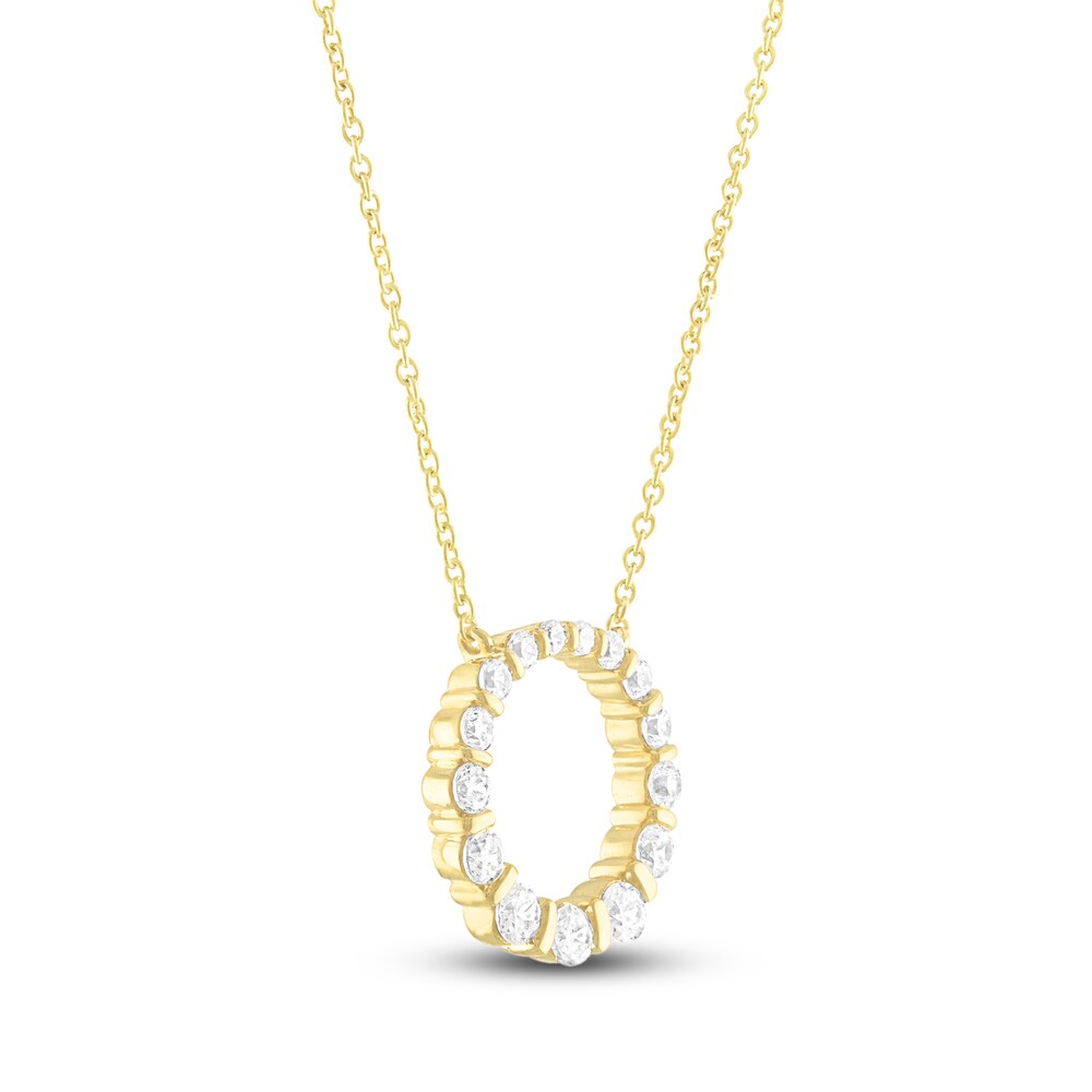 Hearts Desire Diamond Necklace 1/2 ct tw Round 18K Yellow Gold 0fV6yOmF Hearts Desire Diamond Necklace 1/2 ct tw Round 18K Yellow Gold 0fV6yOmF