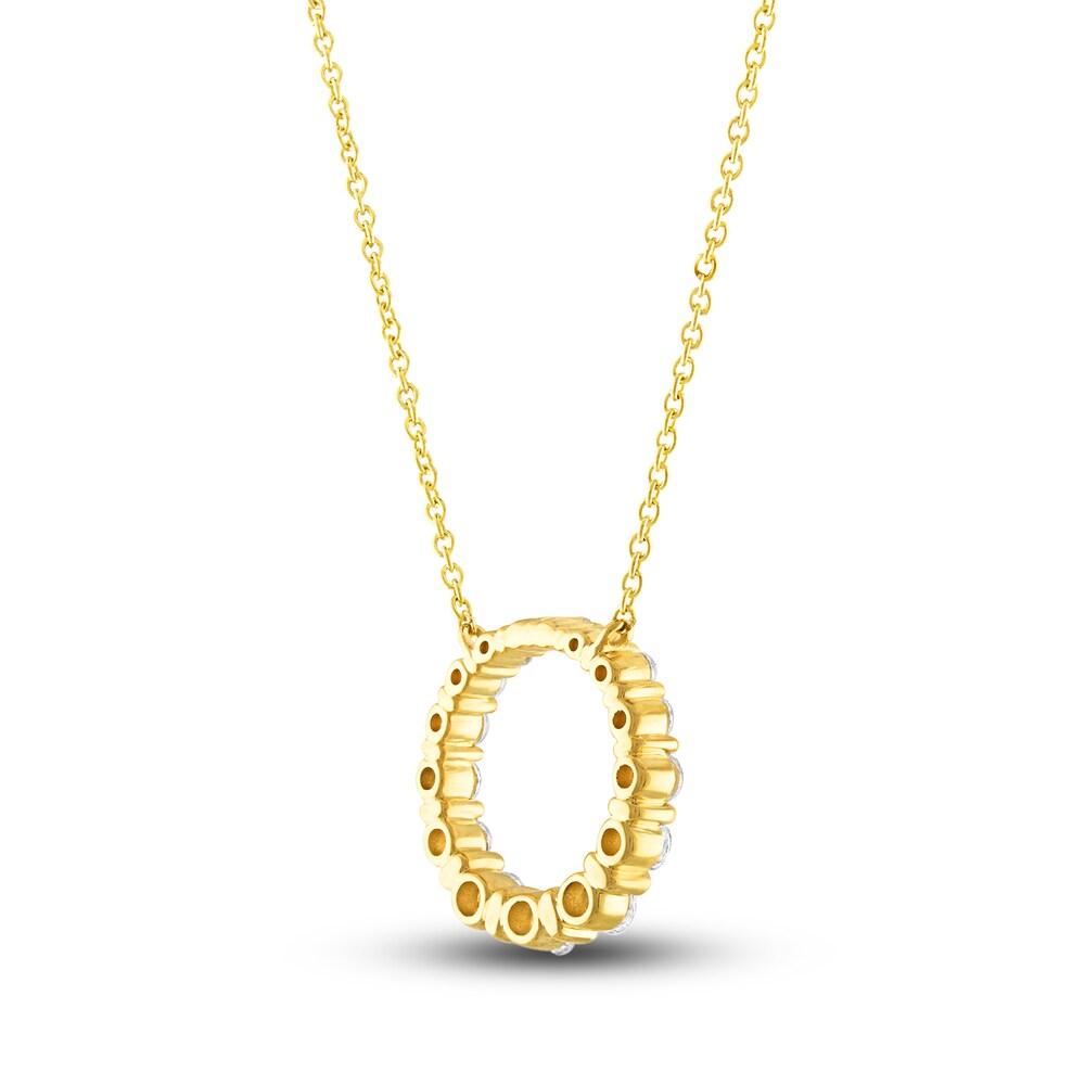 Hearts Desire Diamond Necklace 1/2 ct tw Round 18K Yellow Gold 0fV6yOmF Hearts Desire Diamond Necklace 1/2 ct tw Round 18K Yellow Gold 0fV6yOmF