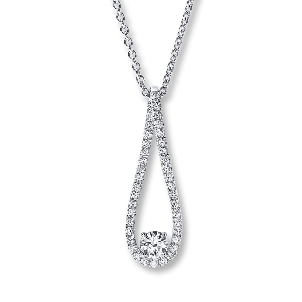 Hearts Desire Necklace 3/4 ct tw Diamonds 18K White Gold 1d9h9pBc Hearts Desire Necklace 3/4 ct tw Diamonds 18K White Gold 1d9h9pBc