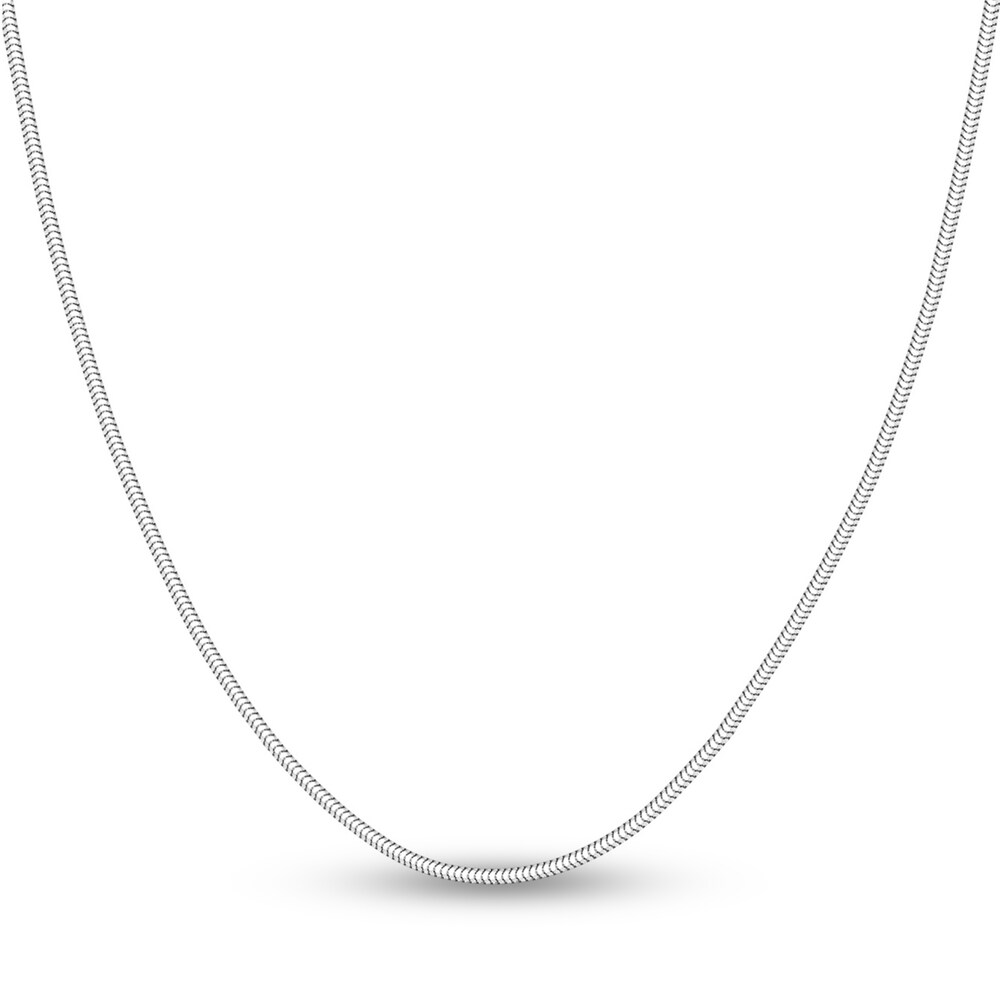 Snake Chain Necklace 14K White Gold 20" 1eChJ7sw Snake Chain Necklace 14K White Gold 20" 1eChJ7sw