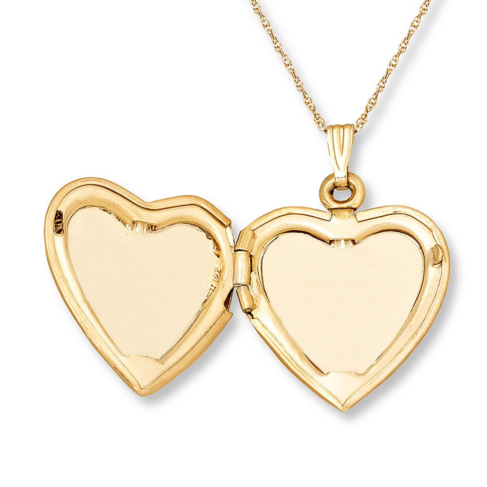 Heart Locket 14K Yellow Gold 1vb6DA5H Heart Locket 14K Yellow Gold 1vb6DA5H