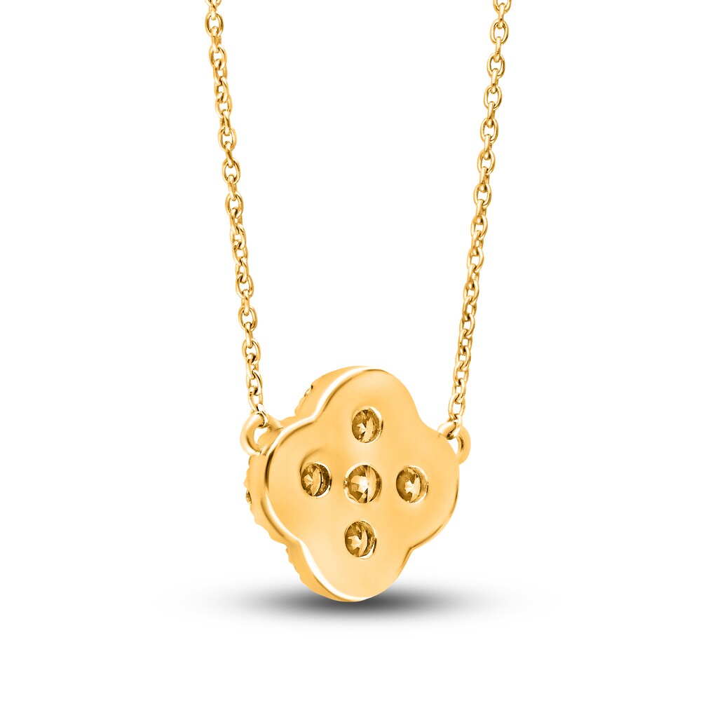 Kallati Natural Yellow Diamond Pendant Necklace 1/2 ct tw Round 14K Yellow Gold 2194hPkO Kallati Natural Yellow Diamond Pendant Necklace 1/2 ct tw Round 14K Yellow Gold 2194hPkO