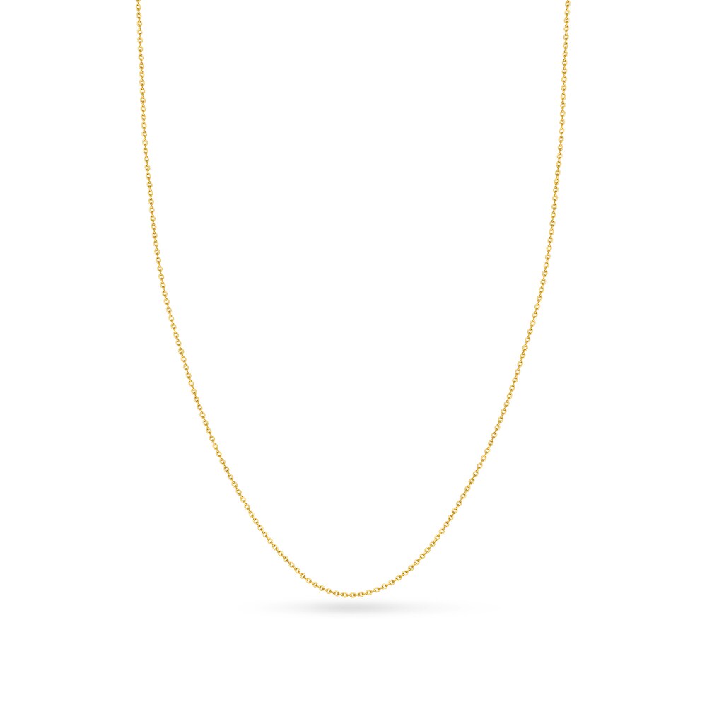 Cable Chain Necklace 18K Yellow Gold 16" 24vasJIQ Cable Chain Necklace 18K Yellow Gold 16" 24vasJIQ
