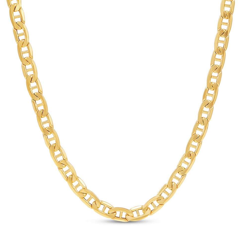 Mariner Link Necklace 10K Yellow Gold 20" 2nDSOH9W Mariner Link Necklace 10K Yellow Gold 20" 2nDSOH9W