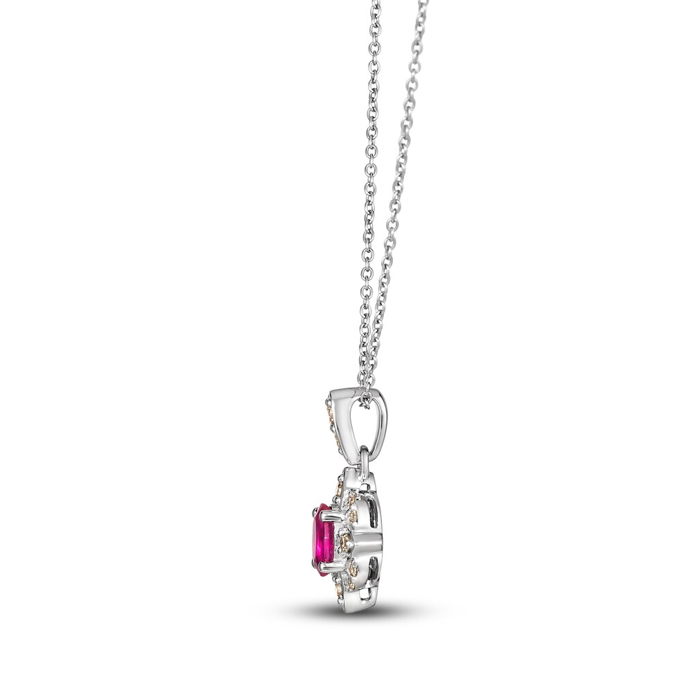 Le Vian Natural Ruby Necklace 1/6 ct tw Diamonds 14K Vanilla Gold 2qqdHDfA Le Vian Natural Ruby Necklace 1/6 ct tw Diamonds 14K Vanilla Gold 2qqdHDfA