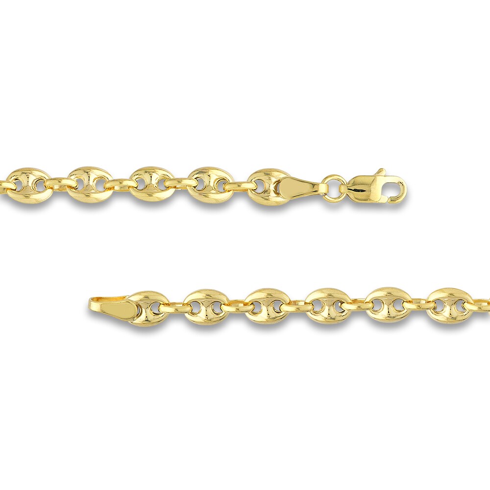 Puffy Mariner Link Necklace 14K Yellow Gold 20\" 38bJTIqt Puffy Mariner Link Necklace 14K Yellow Gold 20\" 38bJTIqt